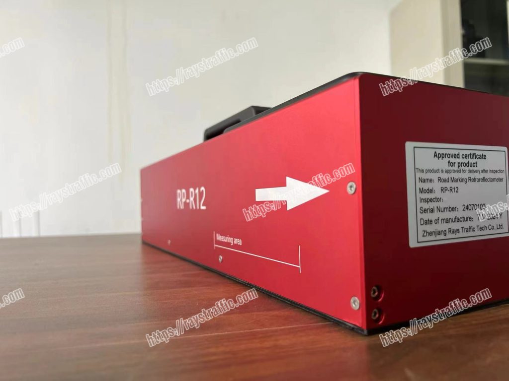 Customized RP-R12 horizontal pavement marking retroreflectometer RL+QD+GPS
