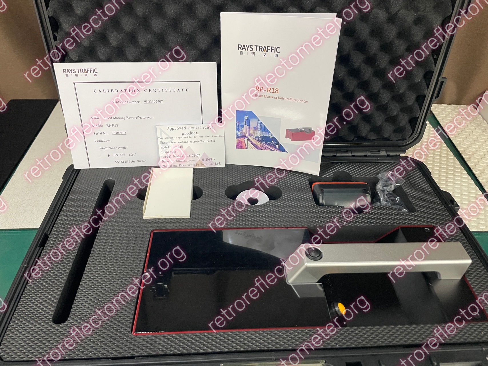 Korean RP-R18 Retroreflectometer for Wet, Dry & Rain