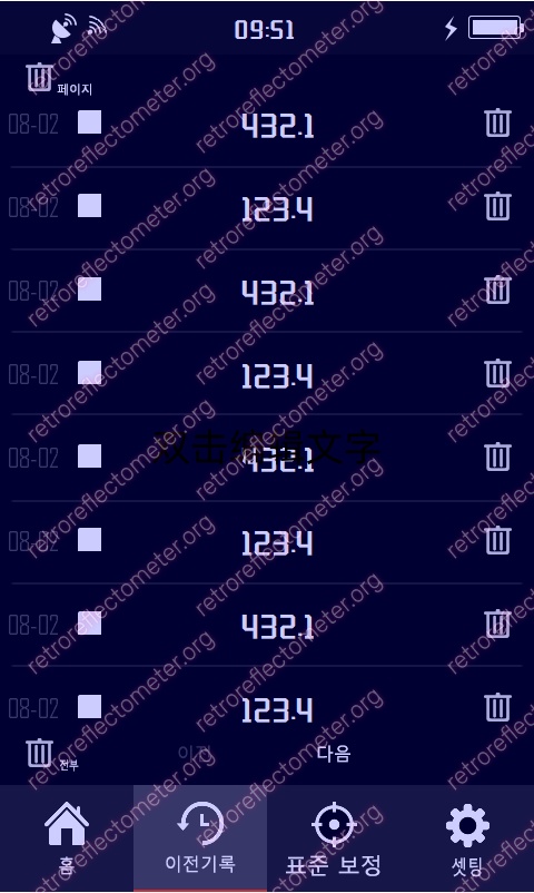 Korean RP-R18 Retroreflectometer for Wet, Dry & Rain